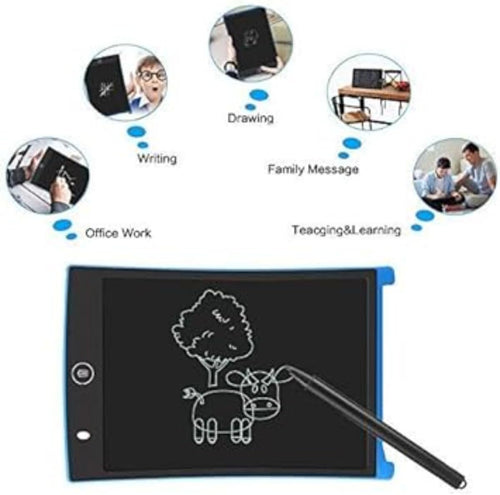 LCD Writing Tablet 8.5 Inch Electronic Drawing Board, Reusable Doodle Board Handwriting Pad, Portable E-Writer Tablet with Stylus, Erasable Writing Tablet for Kids and Adults