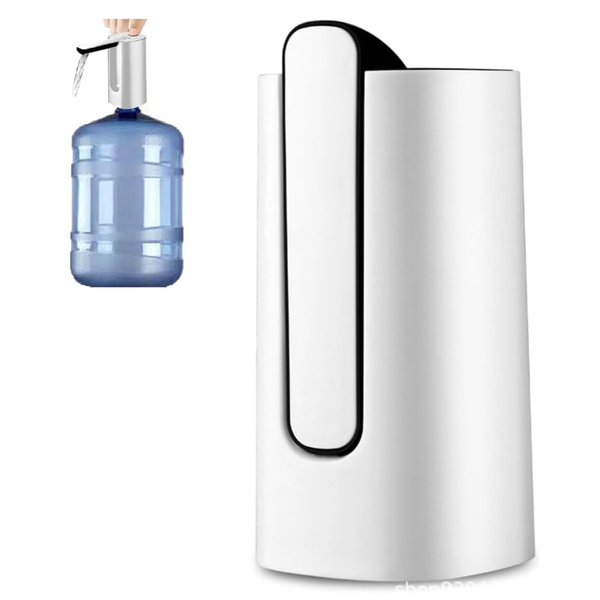 Automatic Foldable USB Rechargeable Water Dispenser Pump – Portable Electric Drinking Water Pump with Foldable Spout, One-Touch Operation, BPA-Free, USB Charging