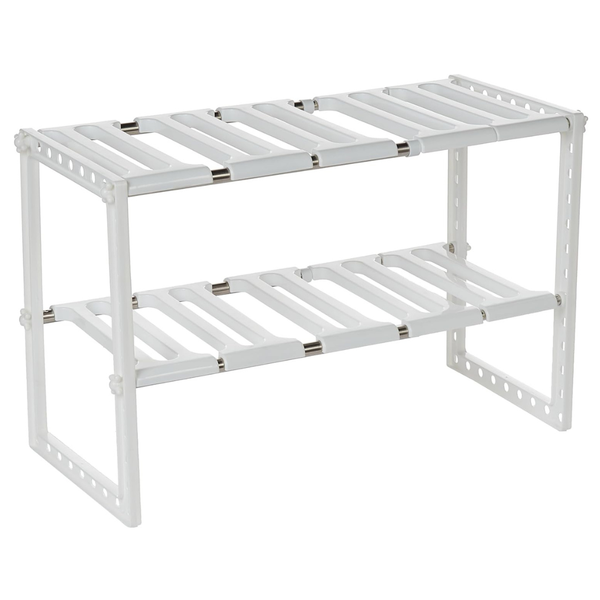 Stovella Heavy Duty Expandable Adjustable Kitchen Rack – Space-Saving Pool Arrangement Frame.